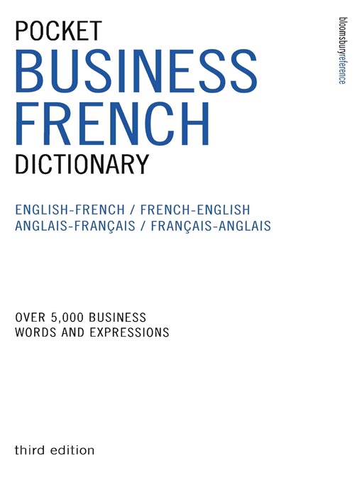 Title details for Pocket Business French Dictionary by A&C Black - Available